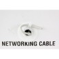 Cable hank U/UTP cat. 5e CCA rigid ethernet