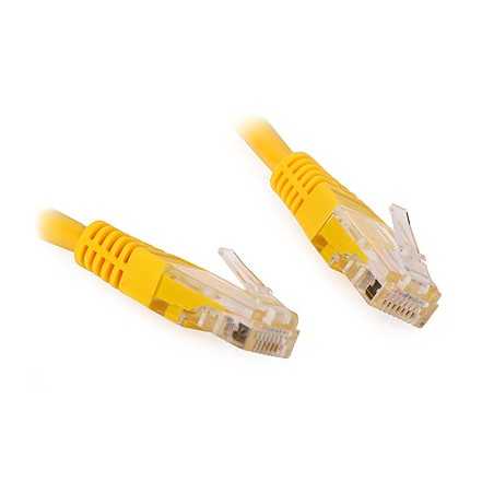 Cable red ethernet cat.5e UTP patch 0,25m varios colores
