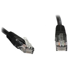 connettore cavo di rete ethernet patch UTP Cat.5e 0,25m Nero