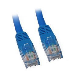 Cable red ethernet cat.5e UTP patch 0,50m varios colores