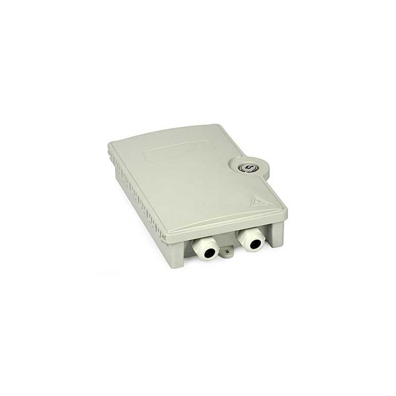 Caja óptica de distribución de fibra óptica FTTH de pared con cerradura Caja óptica de distribución de fibra óptica FTTH de pared con cerradura
