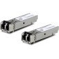 UF-MM-1G U Fiber Transreceiver SFP LC duplex connector multimode fiber up to 550m - 2 Units - Ubiquiti UF-MM-1G U Fiber Transreceiver SFP LC duplex connector multimode fiber up to 550m - 2 Units - Ubiquiti