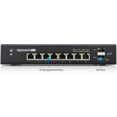 EdgeSwitch ES-8-150W switch 8 porte PoE+ Gigabit + 2 porte SFP + 1 porta Console Ubiquiti