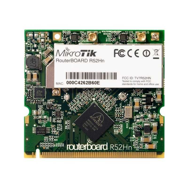 R52Hn Mikrotik MiniPCI 2.4/5GHz 802.11a/b/g/n 300Mbps R52Hn Mikrotik MiniPCI 2.4/5GHz 802.11a/b/g/n 300Mbps