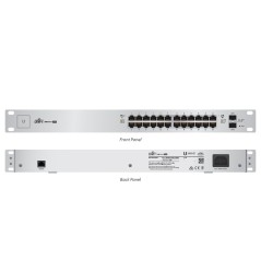 Switch UniFi US-24-500W Ubiquiti 24 puertos Gigabit PoE + 2 SFP