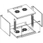 Armario rack 6 uds 19" gris fondo 450mm Armario rack 6 uds 19" gris fondo 450mm