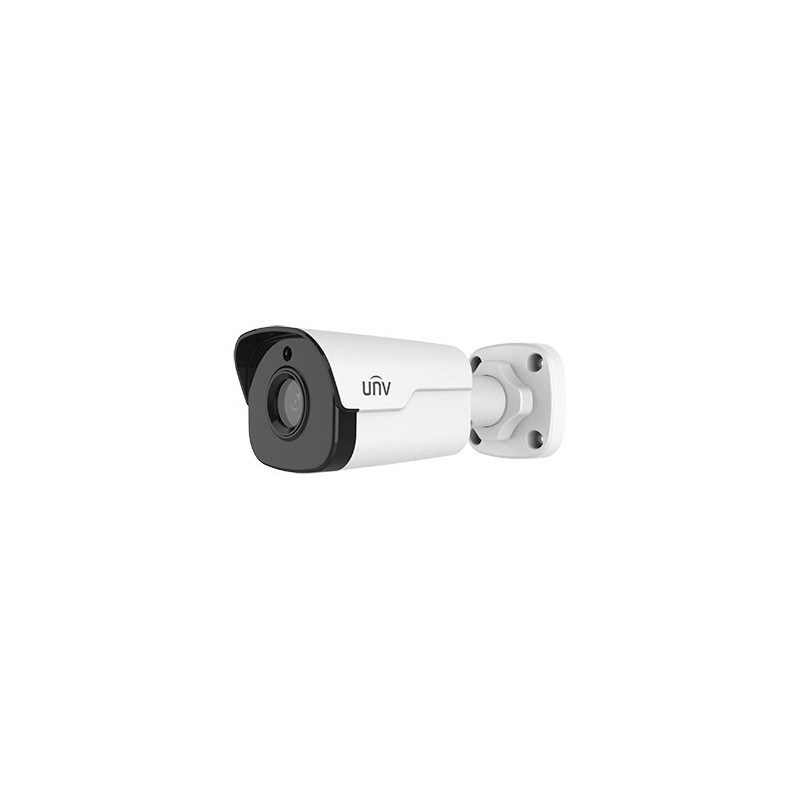 Cámara IP 2MP bullet H.265 PoE lente fija 4mm F1.8 con visión nocturna UNV Cámara IP 2MP bullet H.265 PoE lente fija 4mm F1.8 con visión nocturna UNV
