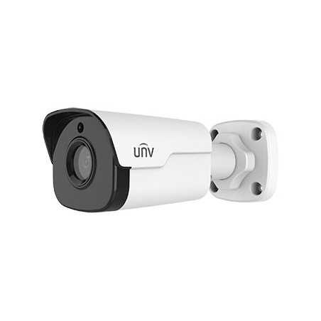 Telecamera IP 2MP bullet H.265 PoE ottica fissa 4mm F1,8 con visione nottura UNV