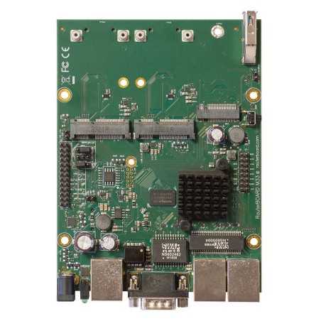 RBM33G RouterBOARD 2x slot SIM data 3G/LTE 3x ports LAN Gigabit 2x slot MiniPCI-e 