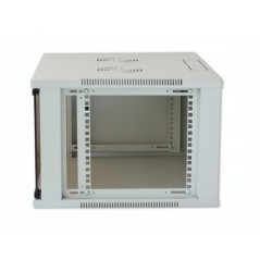 Rack cabinet 9 units 19" grey depth 450mm