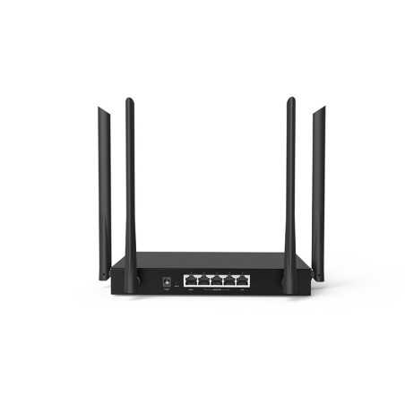 W15E WLAN-Router HotSpot AC1200 mit 4 High-Gain-Antennen, die bis zu 4 WAN Tenda ausgleichen