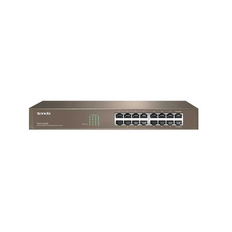 Conmutador Gigabit de 16 puertos Tenda TEG1016D