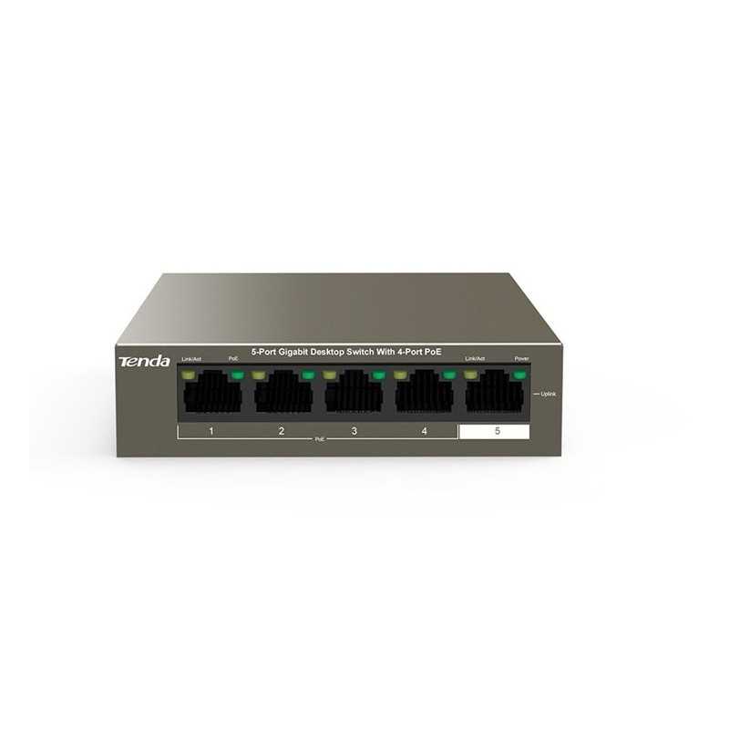 TEG1105P switch 5 gigabit ports with 4 POE ports Tenda