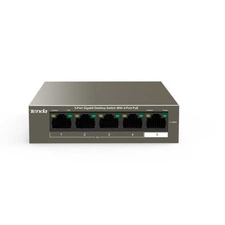 Conmutador gigabit de 5 puertos TEG1105P con 4 puertos Tenda POE