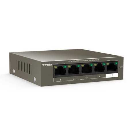 TEG1105P 5-Port-Gigabit-Switch mit 4 Tenda POE-Ports