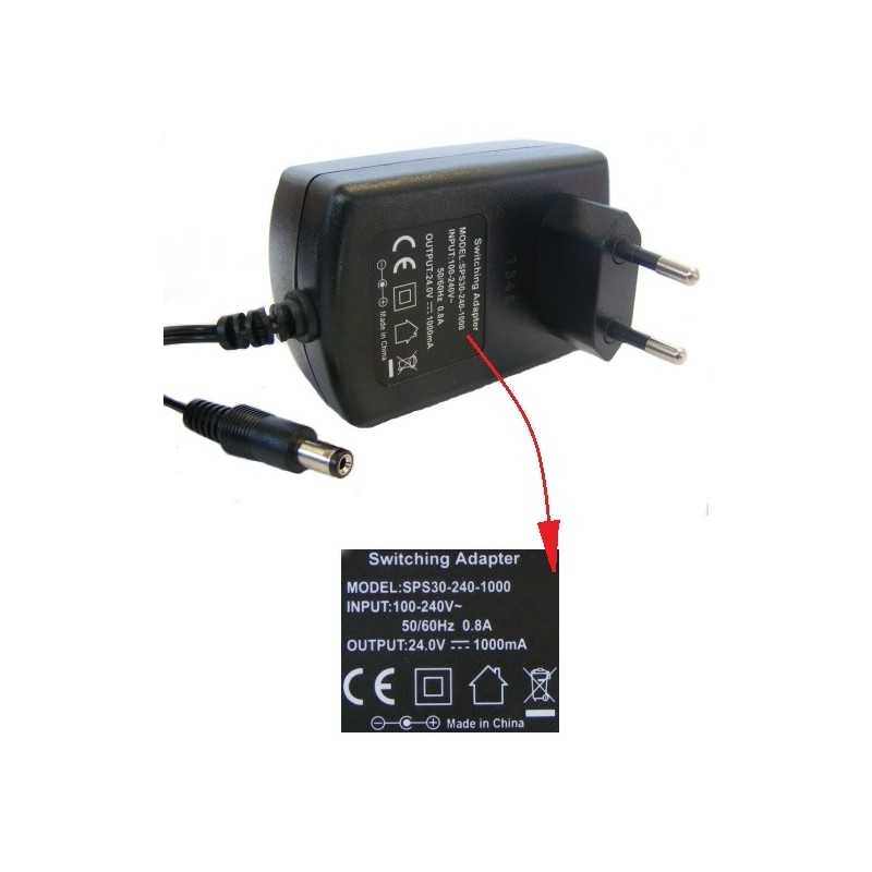 24V 1A Power Supply MikroTik compatible