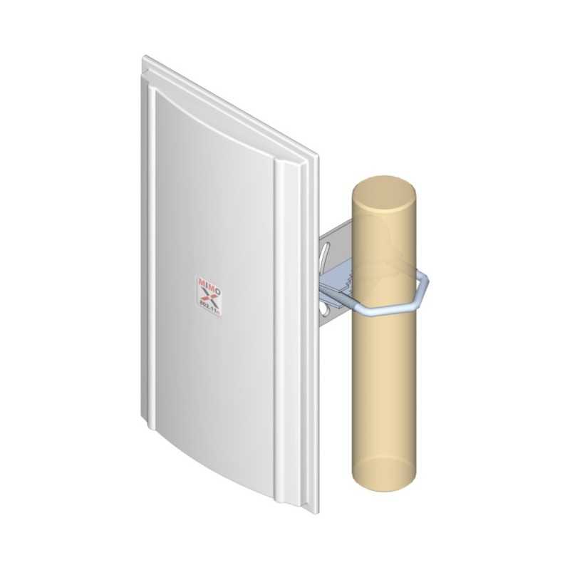 Antena de panel MIMO de polarización dual de 19dBi 5.0-5.9GHz