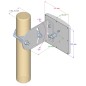 14dBi 5GHz panel antenna with RP-SMA connector