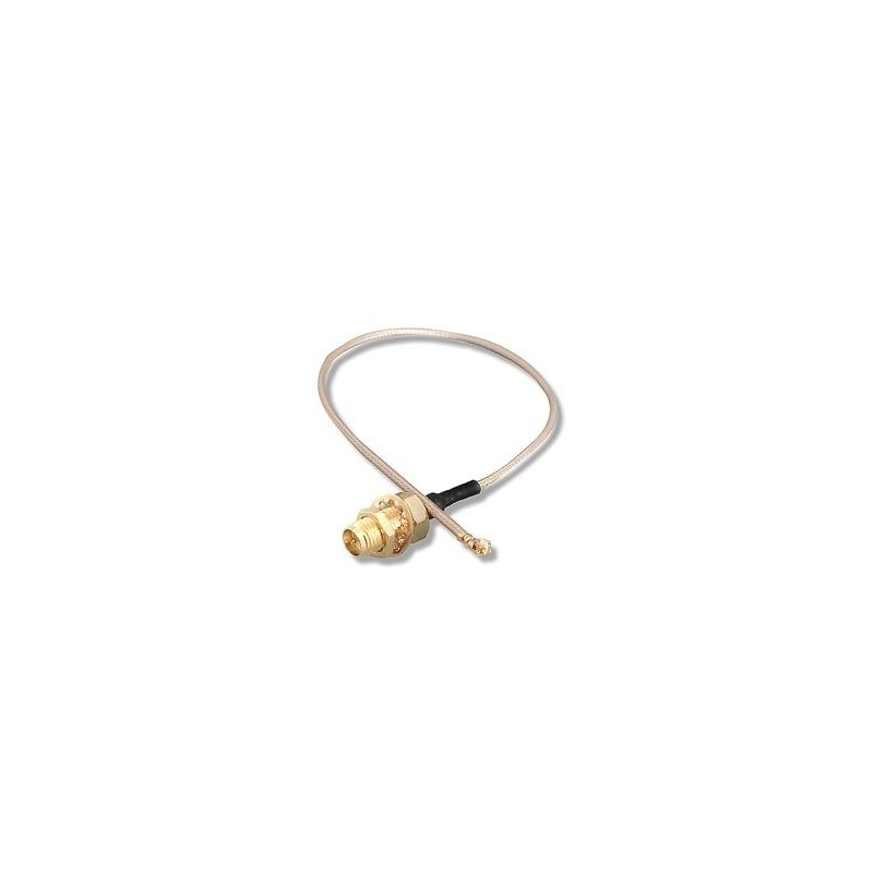 Pigtail U.FL / RP-SMA femmina 25cm RG178 Pigtail U.FL / RP-SMA femmina 25cm RG178