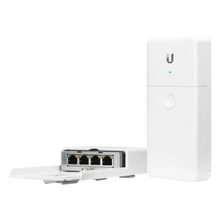 NanoSwitch N-SW Conmutador exterior Ubiquiti Gigabit PoE de 4 puertos