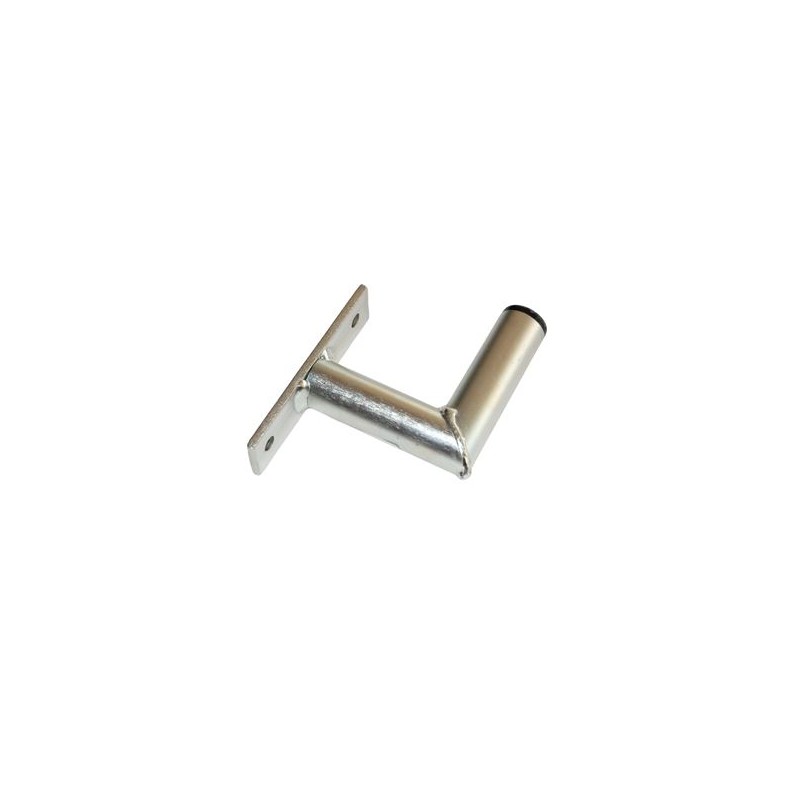 Soporte de pared de acero galvanizado para antenas de 10x10cm - ø 28mm Soporte de pared de acero galvanizado para antenas de 10x10cm - ø 28mm