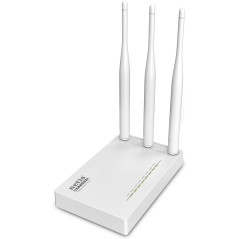 300 Mbit/s Wi-Fi-Router 1 WAN-Port 4 LAN-Ports 3 externe feste Antennen WF2409E