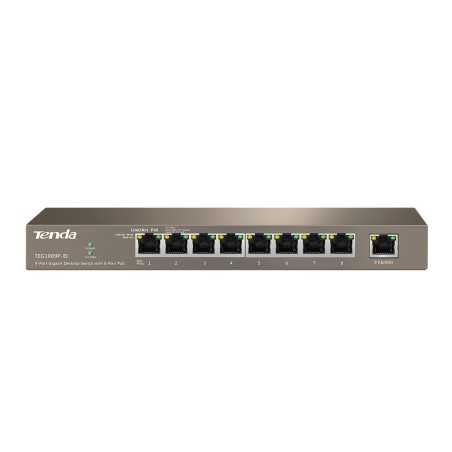 TEG1009P-EI switch 9 porte gigabit con 8 porte POE Tenda