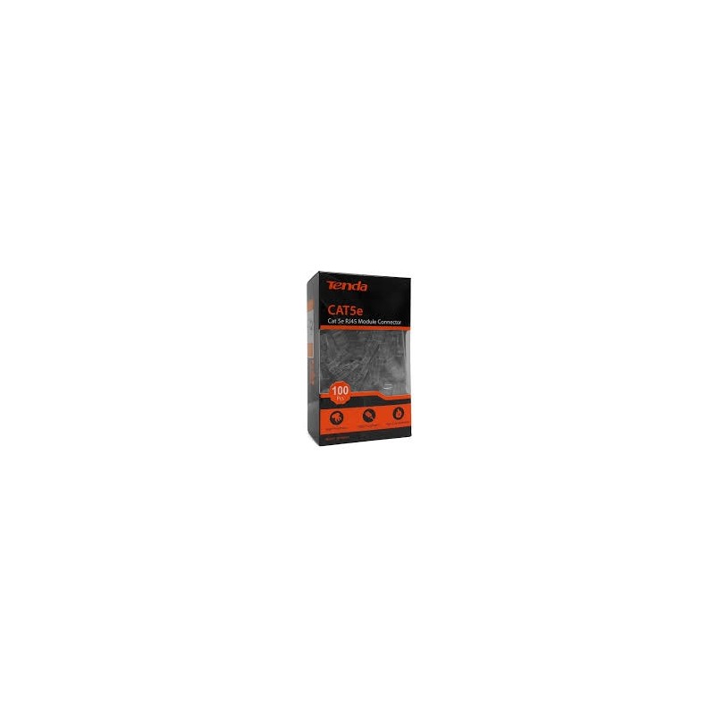 100 connecteurs RJ5 plaqués or pour câble UTP cat. 5e Tenda 100 connecteurs RJ5 plaqués or pour câble UTP cat. 5e Tenda