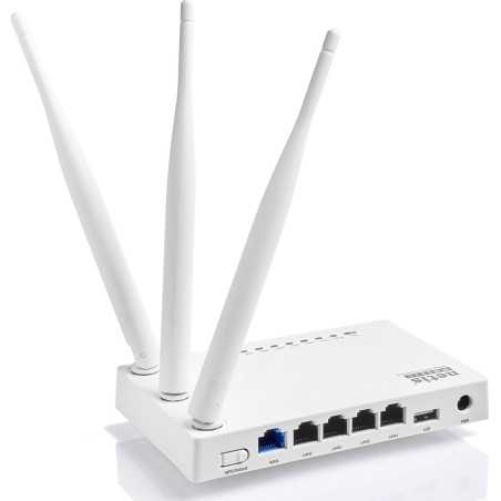 Router Wi-Fi 3G/4G 300Mbps 3x 5dBi antenas fijas MW5230 Netis