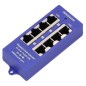 Panneau PoE passif 4 ports Ethernet Gigabit 10/100/1000 Mbps