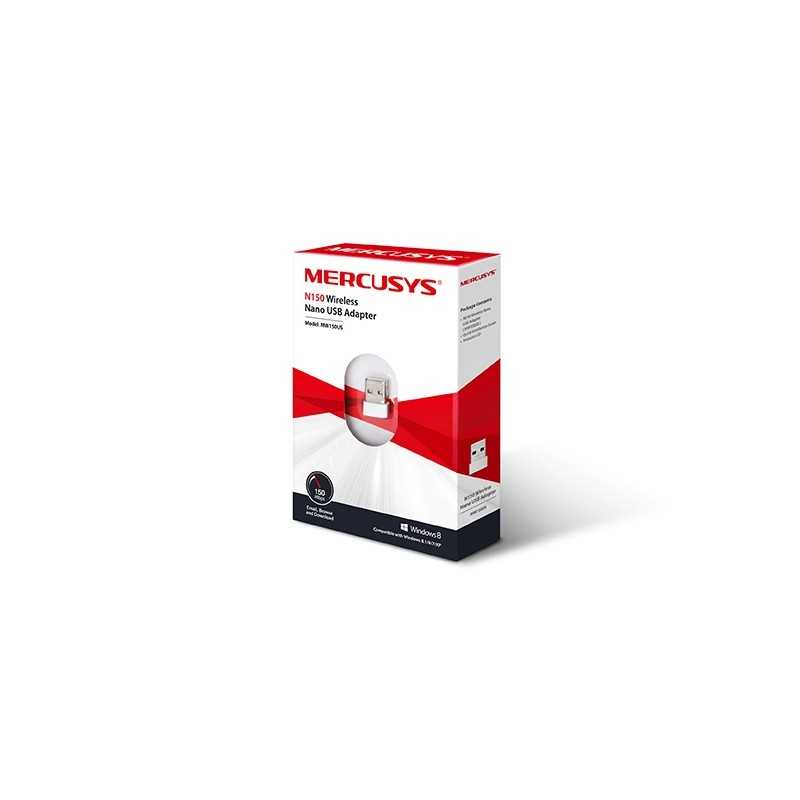 Adaptador Nano USB Mercusys MW150US 150Mbps Wi-Fi Adaptador Nano USB Mercusys MW150US 150Mbps Wi-Fi