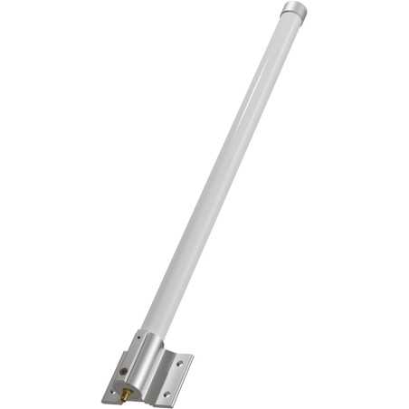 Antena omnidireccional 8dBi 2400-2500 MHz Wi-Fi WLAN LoRa con cable SMA de 1 m y soporte de poste MikroTik