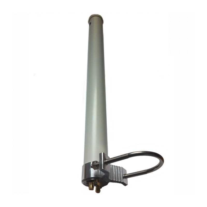 Antenna omnidirezionale MiMO 2x2 7dBi 2,4GHz Wi-Fi Antenna omnidirezionale MiMO 2x2 7dBi 2,4GHz Wi-Fi