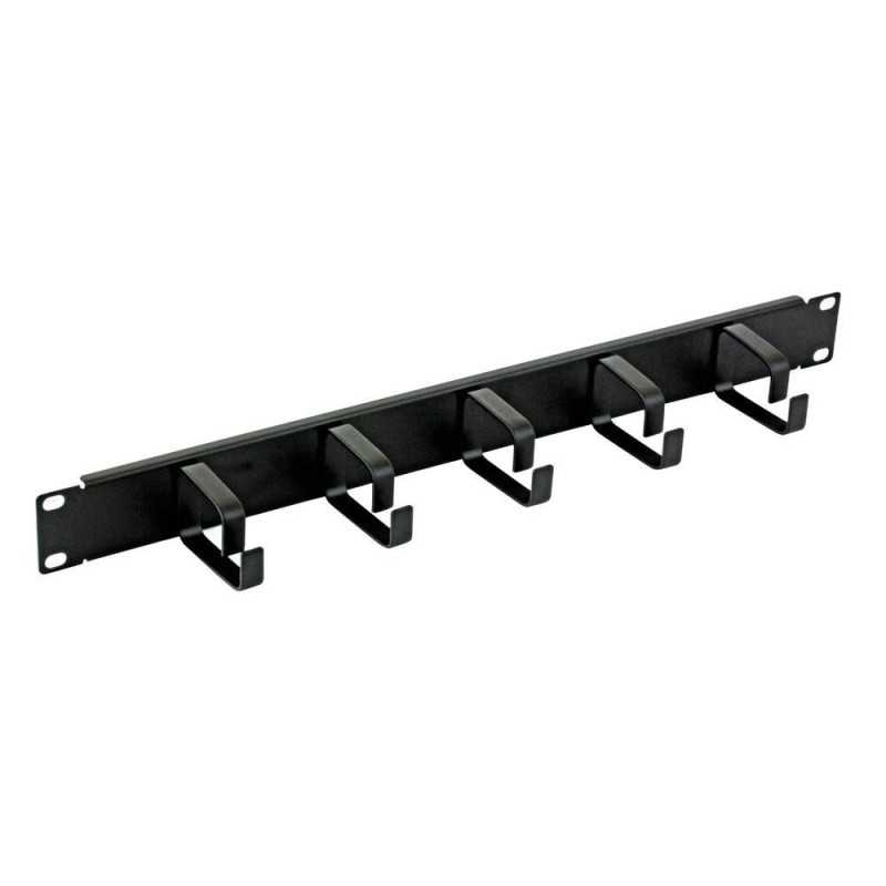 Panel horizontal cable management 7 rings 1U for rack 19" Panel horizontal cable management 7 rings 1U for rack 19"