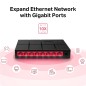 Switch di rete 8 porte lan Gigabit MS108G Mercusys Switch di rete 8 porte lan Gigabit MS108G Mercusys