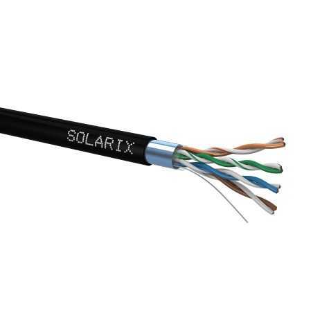 Bobina de 305m cable de red exterior FTP Cat 5e blindado hasta 1Gbps en cobre puro
