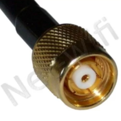 Cable prolongador para antenas wifi RF240 N-macho: RP-TNC macho