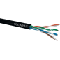 Cable red exterior cat 5e UTP en cobre puro hasta 1Gbps - bobina 100m
