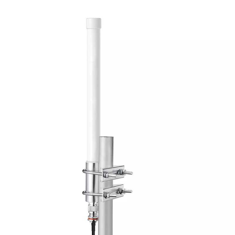 Antenna Wi-Fi 6dBi 2,4GHz NWO-6 omnidirezionale da esterno bianca connettore N-Female Antenna Wi-Fi 6dBi 2,4GHz NWO-6 omnidirezionale da esterno bianca connettore N-Female