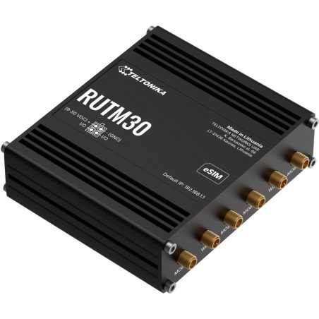 Teltonika RUTM30 Router 5G Industrial Doble SIM eSIM WiFi | Alta Fiabilidad