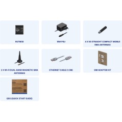 Teltonika RUTM30 Industrieller 5G Router Dual SIM eSIM WLAN | Hohe Zuverlässigkeit