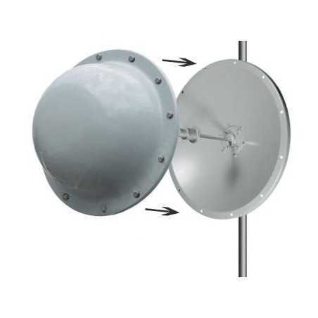 Radôme pour antennes paraboliques 90 cm en fibre de verre