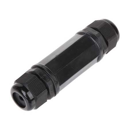 Jonction pour câbles Ethernet STP extérieur Cat.5e/6/7 IP68 RJ45-RJ45