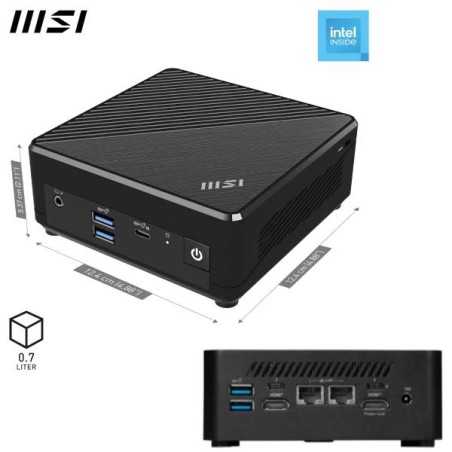 MSI Cubi NUC TWG-001BEU | 0.55L Barebone Mini PC