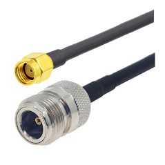 WiFi antenna extension cable SLL240 RF240 with RP-SMA / N-Female connectors