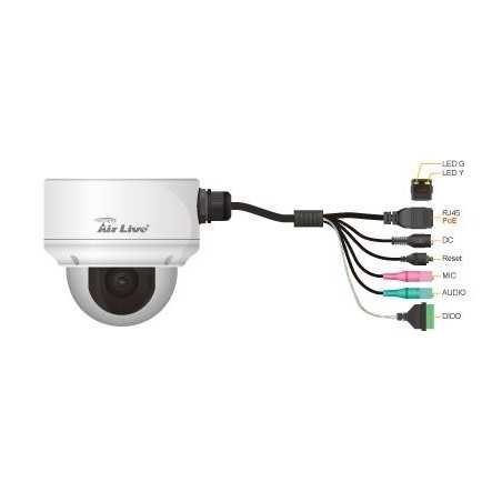 Caméra IP OD-2060HD 2MP Pan-Tilt Anti-vandalisme Airlive