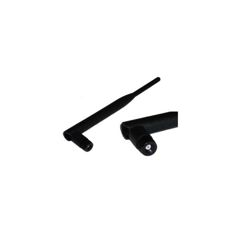 Antena omnidireccional 5dBi 2.4GHz con conector RP-SMA Plug Antena omnidireccional 5dBi 2.4GHz con conector RP-SMA Plug