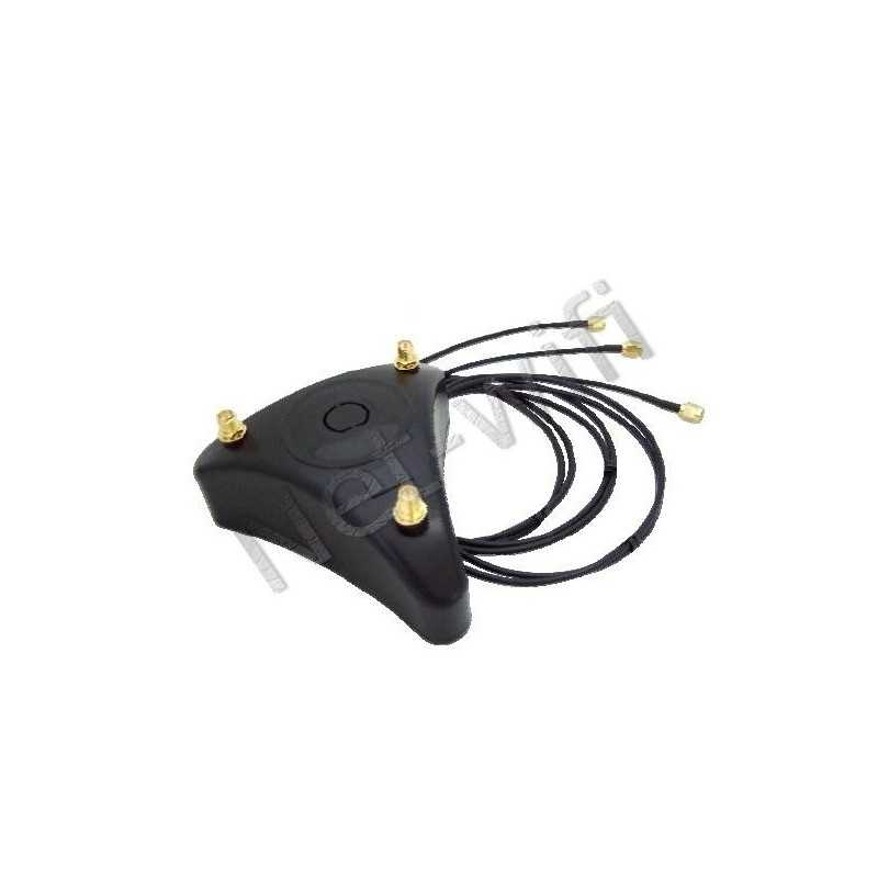 Antennes base magnétique wi-fi MIMO 3x 2m rp-sma M/F Antennes base magnétique wi-fi MIMO 3x 2m rp-sma M/F