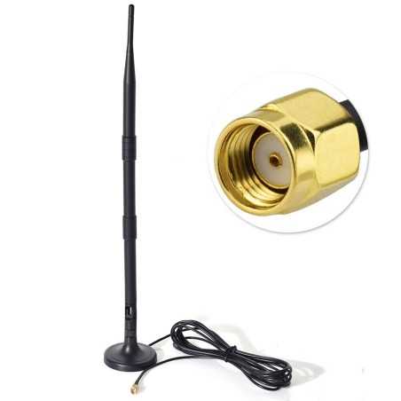 Antenna omnidirezionale 9dBi cavo 3m base magnetica