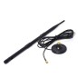 Antenne Wi-Fi omnidirectionnelle 9dBi + base magnétique avec câble de 3 m de long Antenne Wi-Fi omnidirectionnelle 9dBi + base magnétique avec câble de 3 m de long